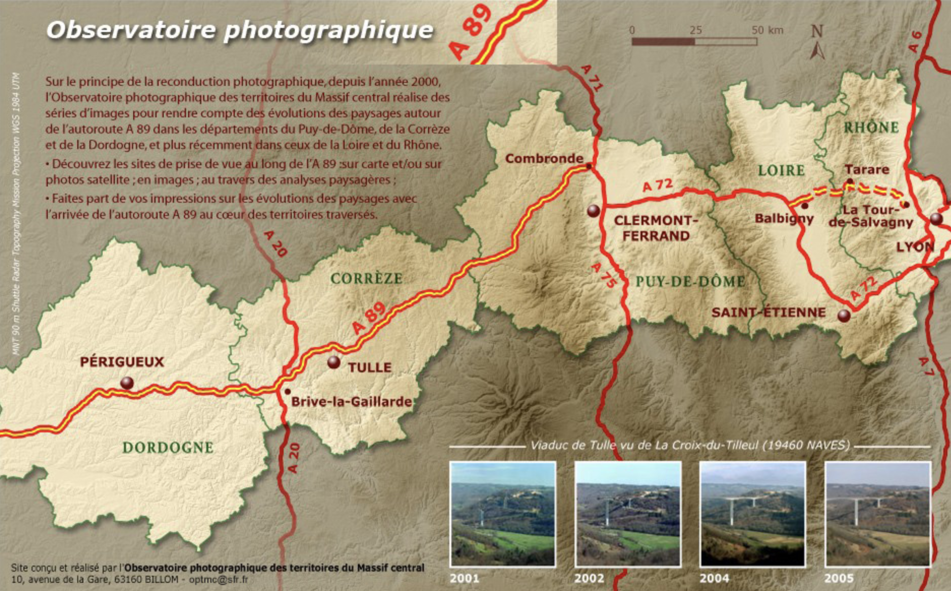 Observatoire photographique de l'A89.