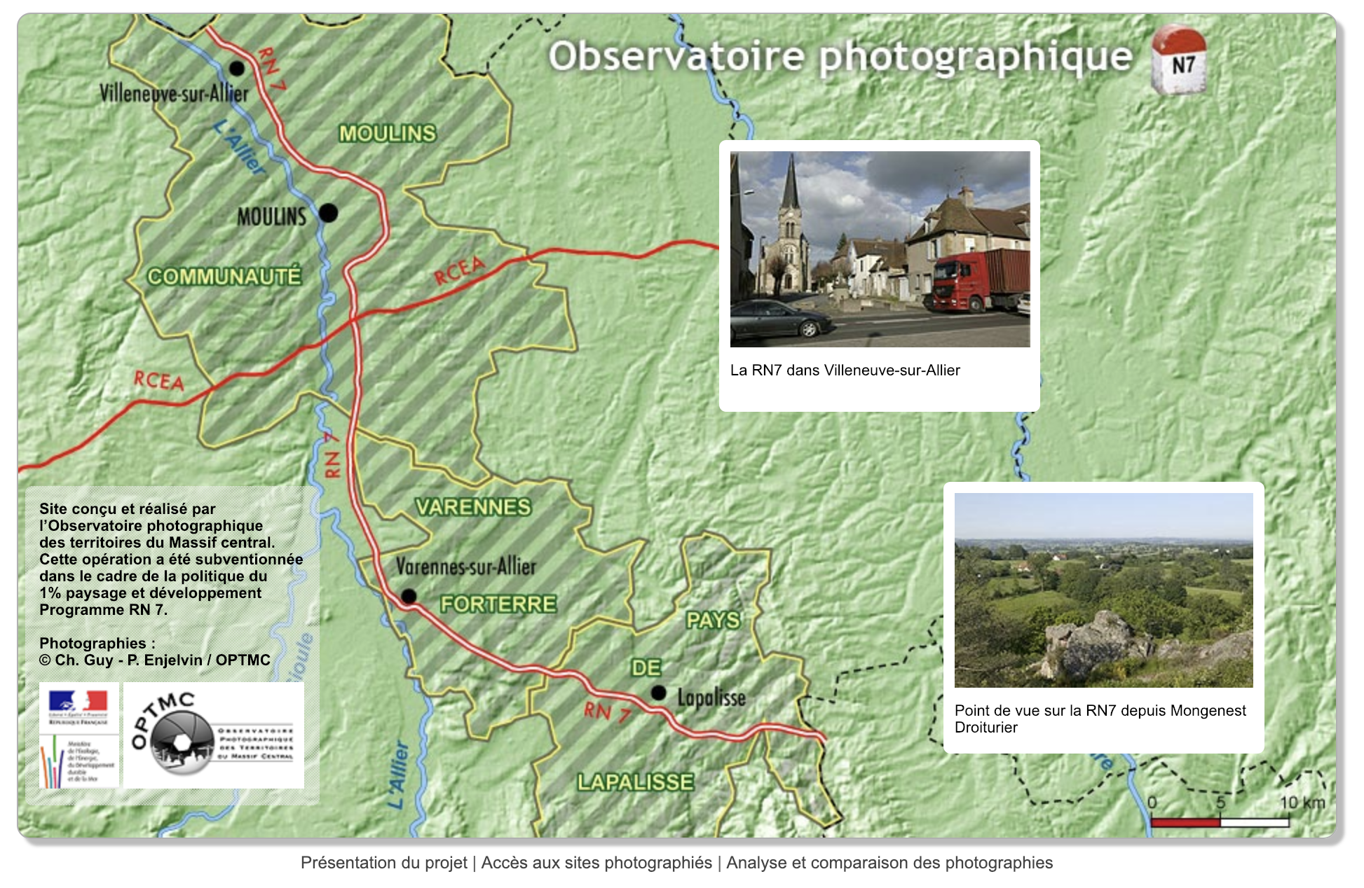 Nationale 7 : Observatoire photographique